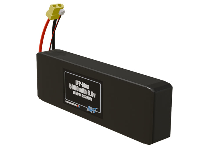 LFP-Max LiFePO4 5000 2S 6.6v Battery Pack