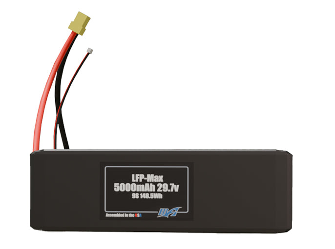 LFP-Max LiFePO4 5000 9S 29.7v Battery Pack
