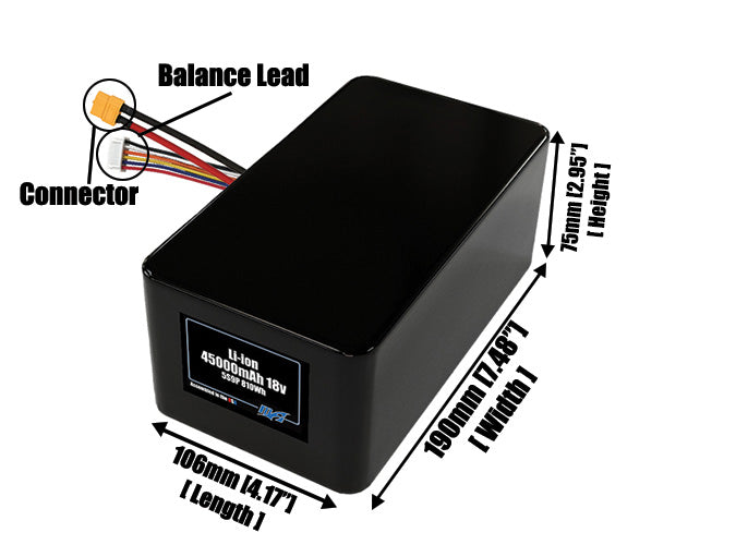 Li-ion 45000mAh 5S9P 18v