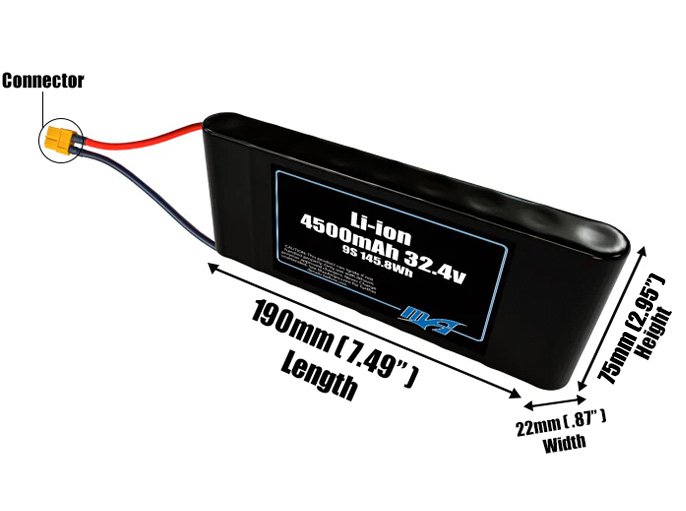 Li-ion 4500mAh 9S 32.4v Battery Pack