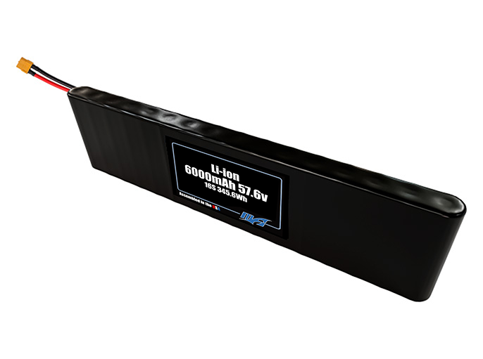 Li-ion 6000mAh 16S 57.6v Battery Pack