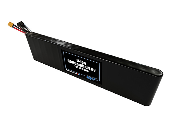 Li-ion 6000mAh 18S 64.8v Battery Pack