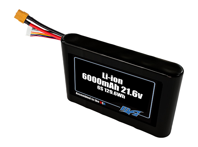 Li-ion 6000mAh 6S 21.6v Battery Pack