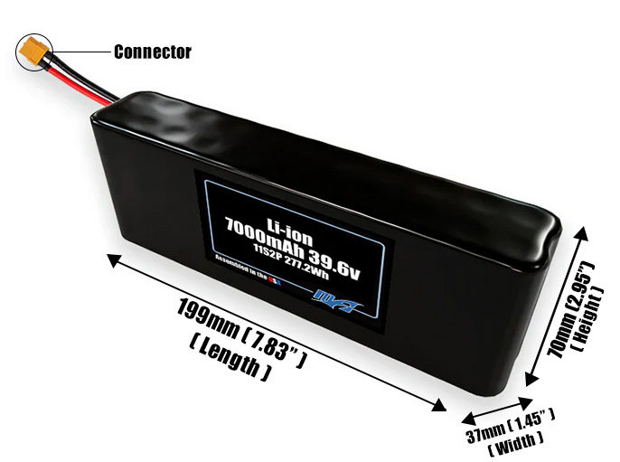 Li-ion 7000mAh 11S2P 39.6v Battery Pack