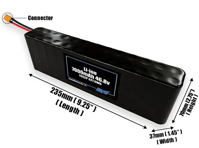 Li-ion 7000mAh 13S2P 46.8v Battery Pack