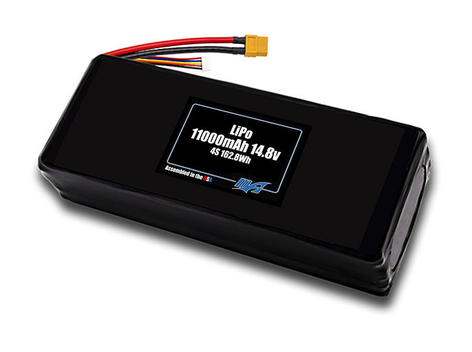 A MaxAmps LiPo 11000mAh 4S 14.8 volt battery pack