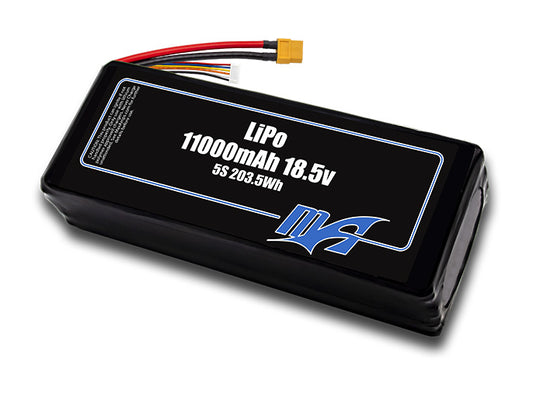 A MaxAmps LiPo 11000mAh 5S 18.5 volt battery pack