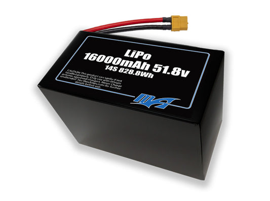 A MaxAmps LiPo 16000mAh 14S 2P 51.8 volt SBS battery pack