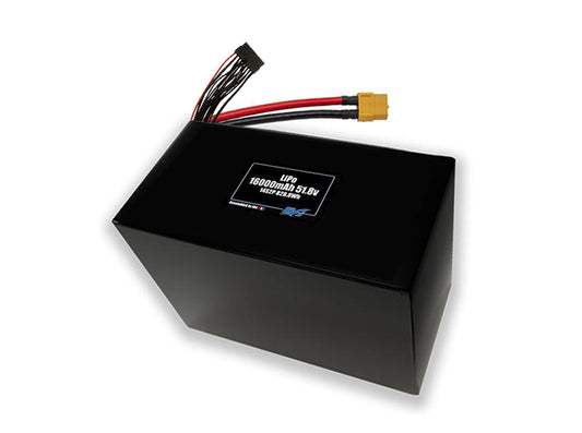 A MaxAmps LiPo 16000mAh 14S 2P 51.8 volt SBS battery pack