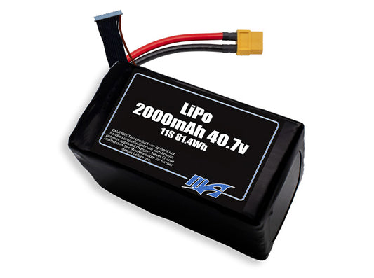 A MaxAmps LiPo 2000mAh 11S 40.7 volt battery pack