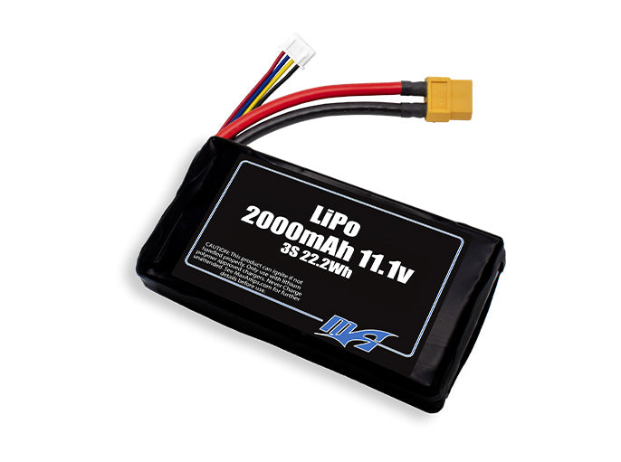 A MaxAmps LiPo 2000mAh 3S 11.1 volt battery pack