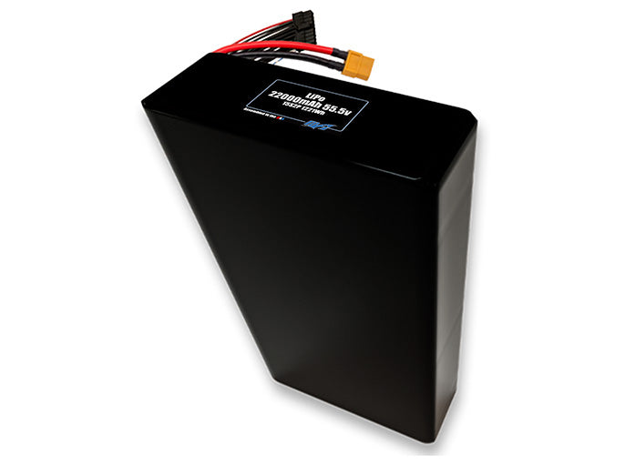 A MaxAmps LiPo 22000mAh 15S 2P 55.5 volt battery pack