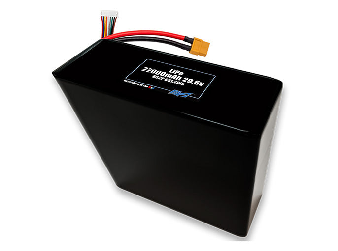 LiPo 22000mAh 8S2P 29.6v Battery Pack