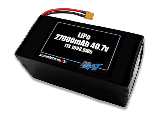 LiPo 27000 11S 40.7v NMC Battery Pack