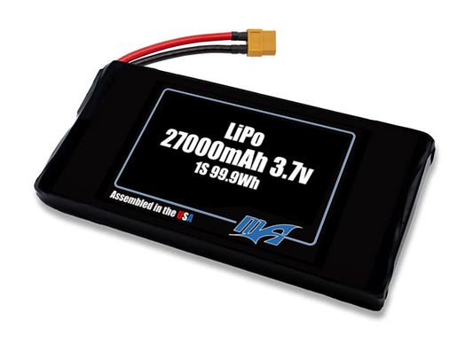 LiPo 27000 1S 3.7v NMC Battery Pack