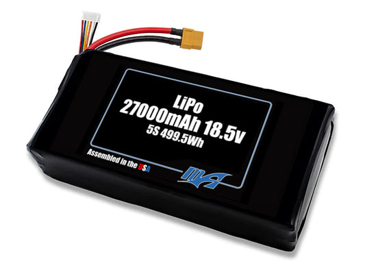 LiPo 27000 5S 18.5v NMC Battery Pack