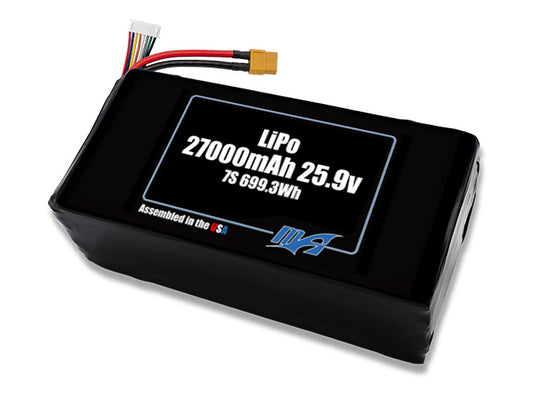 LiPo 27000 7S 25.9v NMC Battery Pack