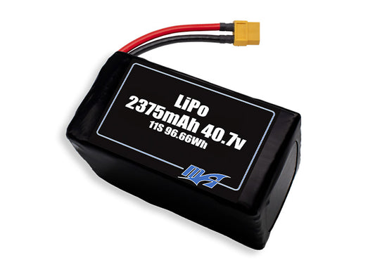 A MaxAmps LiPo 2375mAh 11S 40.7 volt battery pack