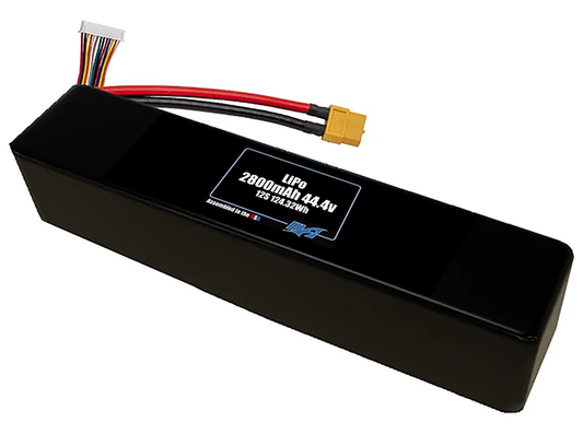 LiPo 2800mAh 12S 44.4v ETE Battery Pack