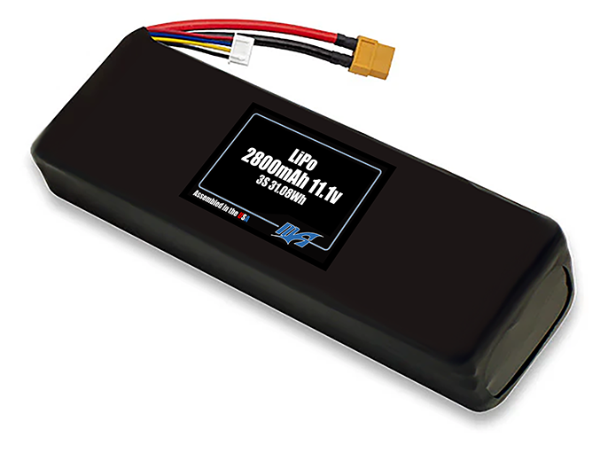 LiPo 2800mAh 3S 11.1v Battery Pack