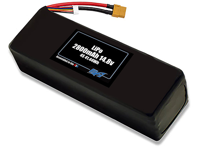 LiPo 2800mAh 4S 14.8v Battery Pack