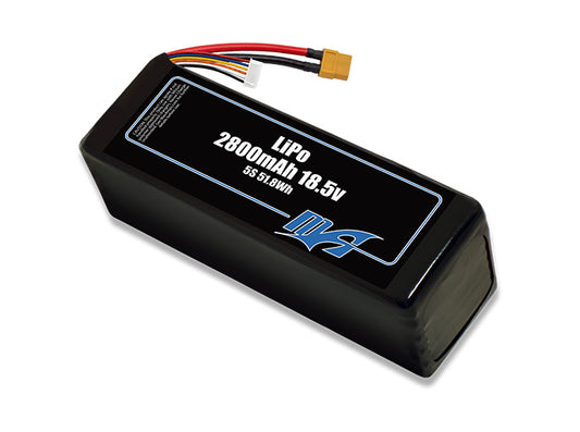 A MaxAmps LiPo 2800mAh 5S 18.5 volt battery pack