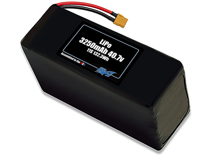 LiPo 3250mAh 11S 40.7v Battery Pack