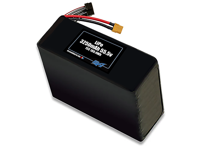 LiPo 3250mAh 15S 55.5v Battery Pack