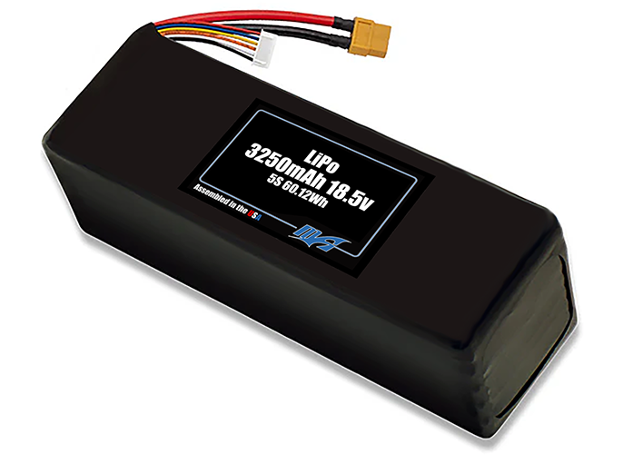 LiPo 3250mAh 5S 18.5v Battery Pack