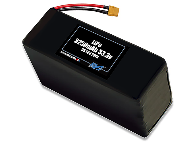 LiPo 3250mAh 9S 33.3v Battery Pack