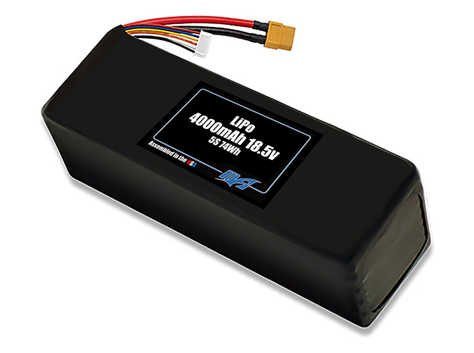 LiPo 4000mAh 5S 18.5v Battery Pack