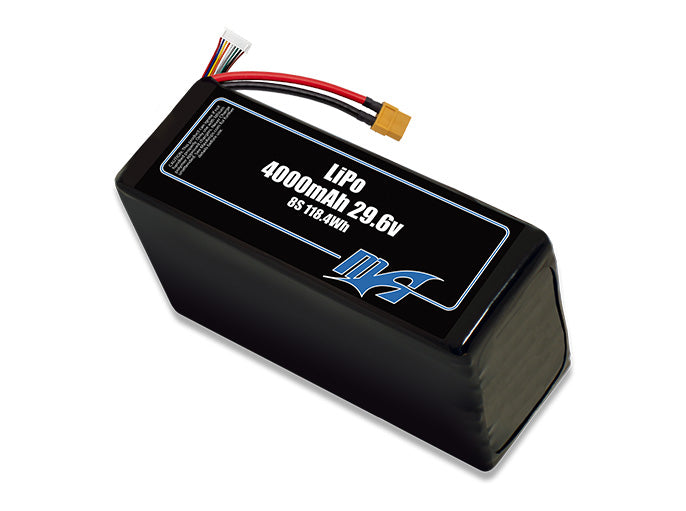 A MaxAmps LiPo 4000mAh 8S 29.6 volt battery pack