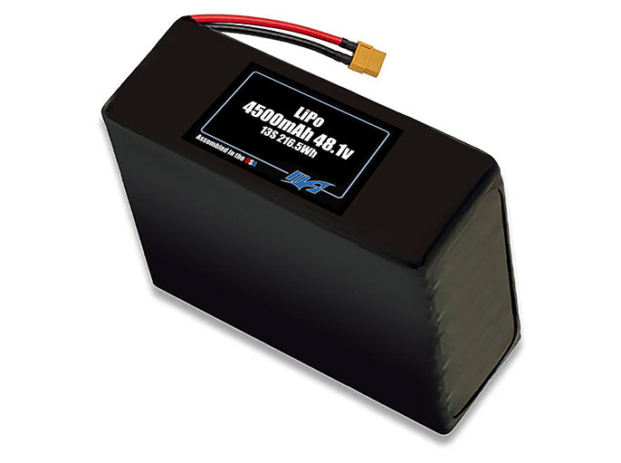 LiPo 4500mAh 13S 48.1v Battery Pack