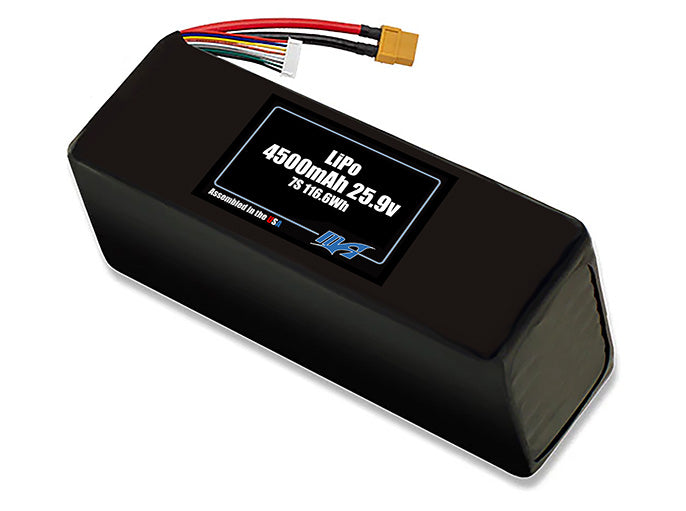 LiPo 4500mAh 7S 25.9v Battery Pack