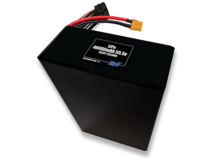 LiPo 46000mAh 15S2P 55.5v Battery Pack