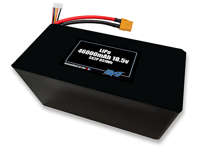 LiPo 46000mAh 5S2P 18.5v Battery Pack