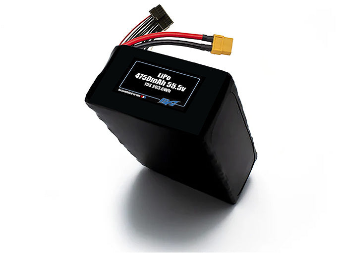 LiPo 4750mAh 15S 55.5v Battery Pack