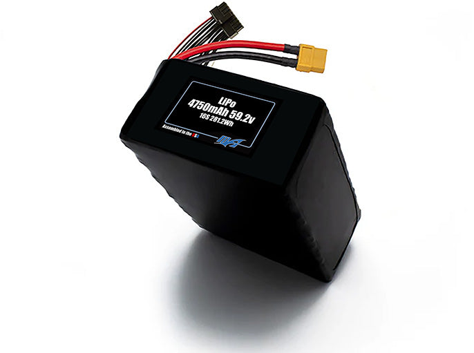 LiPo 4750mAh 16S 59.2v Battery Pack