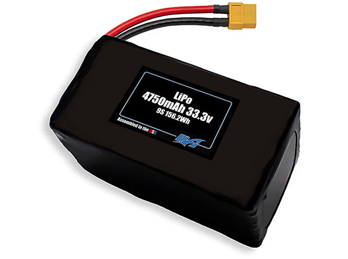 LiPo 4750mAh 9S 33.3v Battery Pack