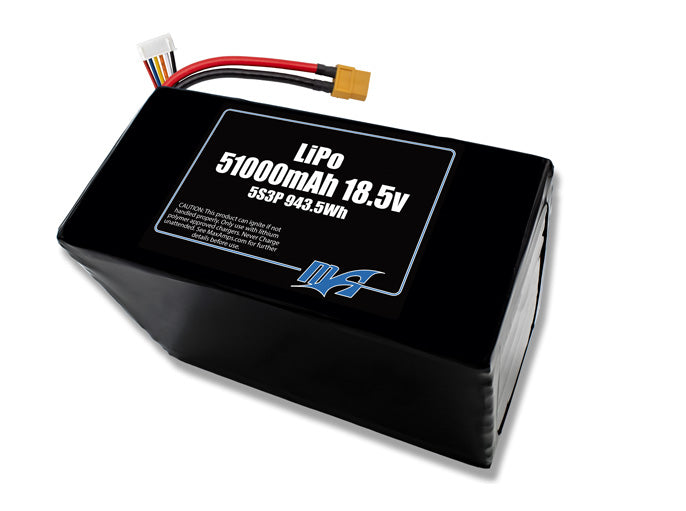 LiPo 51000 5S 18.5v Battery Pack