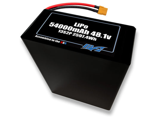 LiPo 54000 13S2P 48.1v NMC Battery Pack