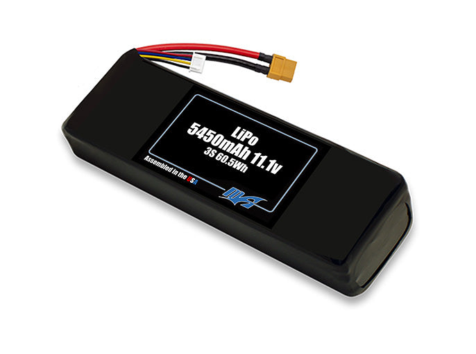 A MaxAmps LiPo 5450mAh 3S 11.1 volt battery pack