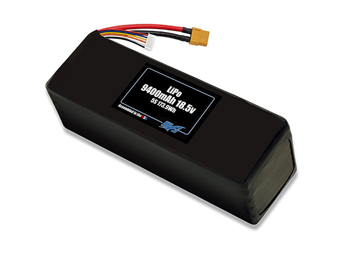 LiPo 9400mAh 5S 18.5v Battery Pack