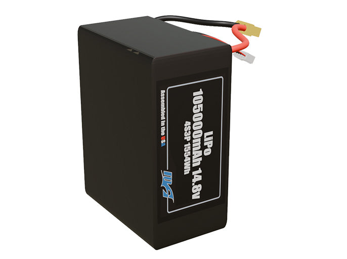 LiPo 105000mAh 4S3P 14.8v Battery Pack