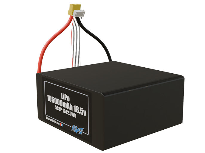 LiPo 105000mAh 5S3P 18.5v Battery Pack