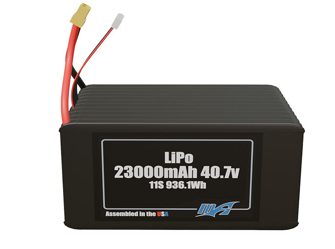 LiPo 23000mAh 11S 40.7v Battery Pack