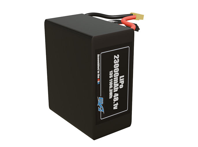 LiPo 23000mAh 13S 48.1v Battery Pack