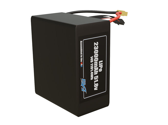 LiPo 23000mAh 14S 51.8v Battery Pack