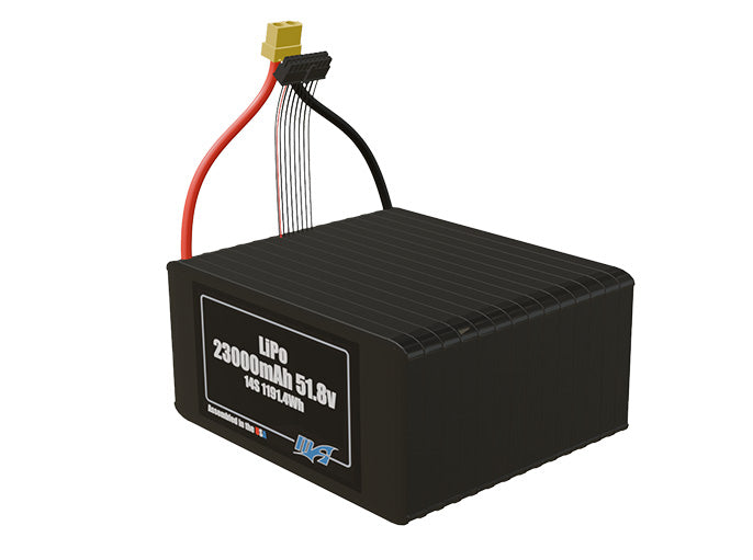 LiPo 23000mAh 14S 51.8v Battery Pack