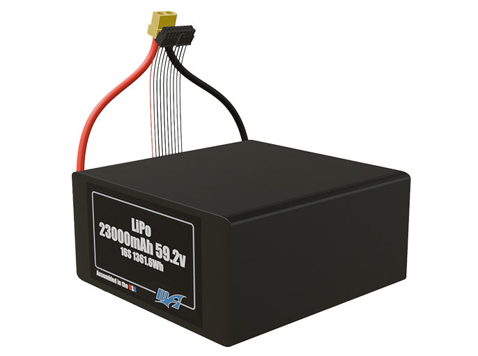 LiPo 23000mAh 16S 59.2v Battery Pack